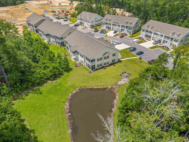 drone / aerial view featuring a residential view