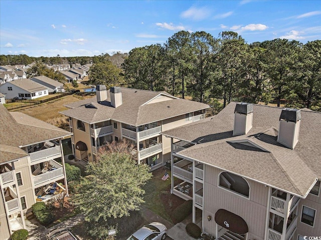 birds eye view of property featuring a residential view
