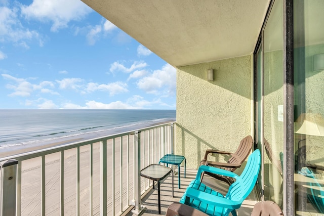 9400 Shore Dr Unit 722, Myrtle Beach, SC 29572 - balcony with view of water and beach