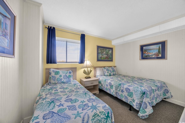 9400 Shore Dr Unit 722, Myrtle Beach, SC 29572 - carpeted bedroom featuring crown molding