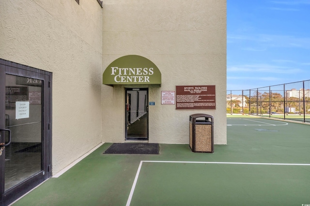 9400 Shore Dr Unit 722, Myrtle Beach, SC 29572 - entrance to property with stucco siding and elevator