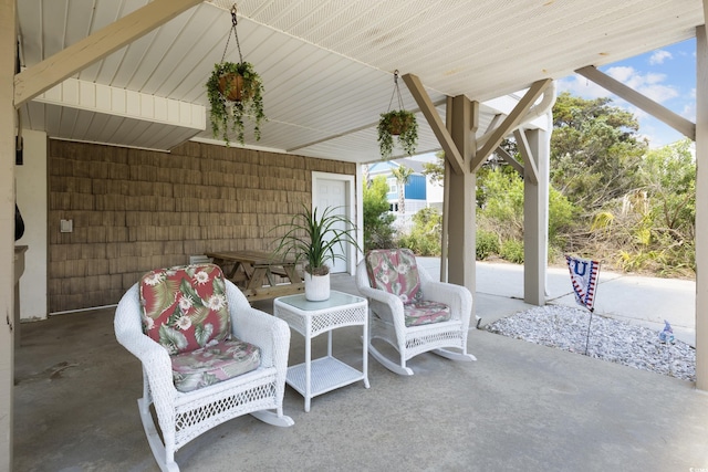 view of patio