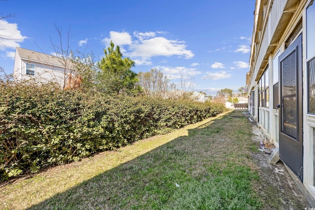 view of yard