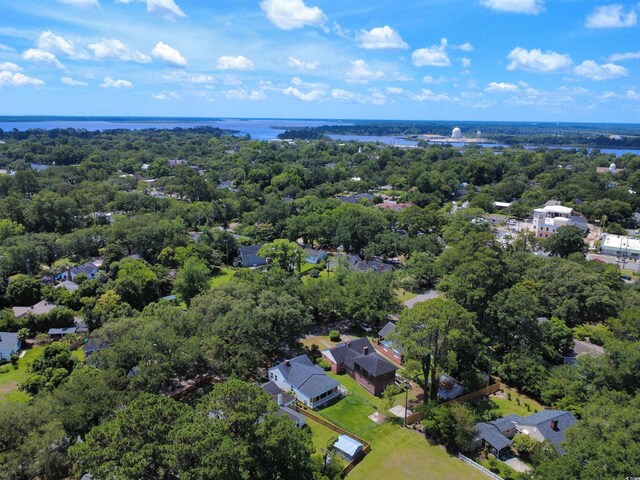 632 Magnolia Dr, Georgetown, SC 29440 - aerial view of property and surrounding area featuring a large body of water