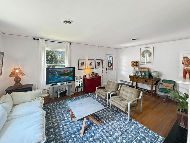 632 Magnolia Dr, Georgetown, SC 29440 - living area featuring wood finished floors