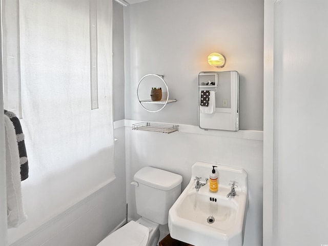 632 Magnolia Dr, Georgetown, SC 29440 - half bath with toilet and a sink