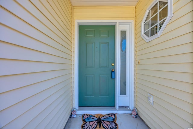 view of entrance to property