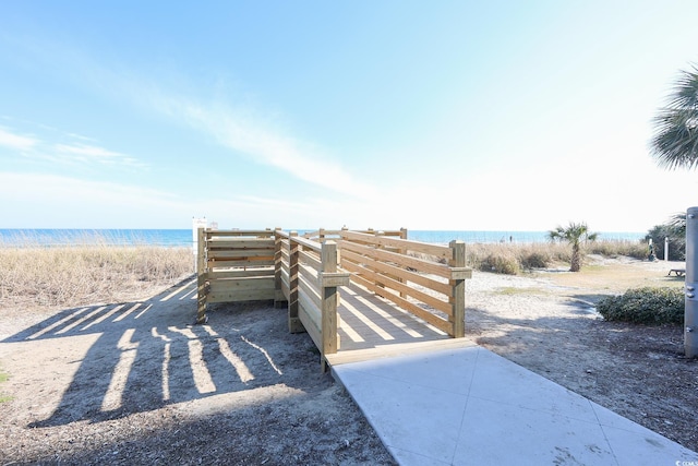 2401 S Ocean Blvd Unit 971, Myrtle Beach, SC 29577 - surrounding community featuring a water view and a beach view