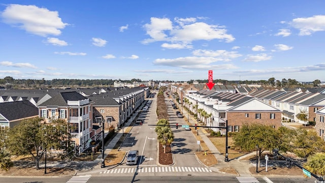 bird's eye view featuring a residential view