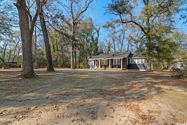 view of front of home