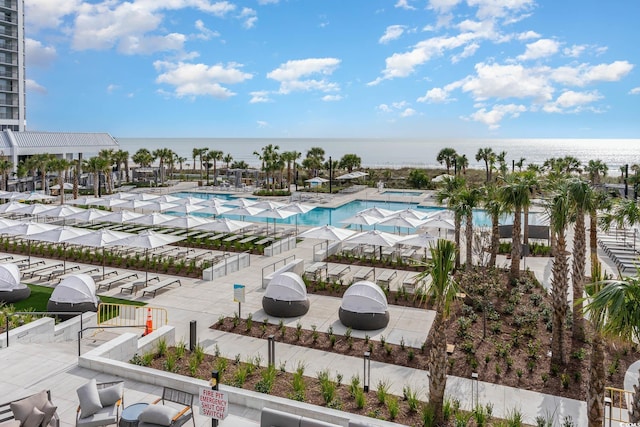 9820 Queensway Blvd Unit 301, Myrtle Beach, SC 29572 - community pool featuring a water view