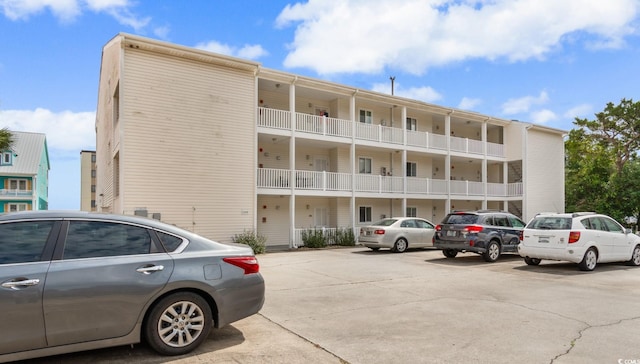 3308 S Ocean Blvd Unit 2-A, North Myrtle Beach, SC 29582 - view of apartment building / complex featuring uncovered parking
