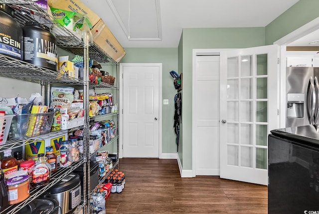 view of pantry