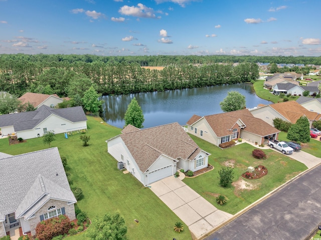 286 Bonnie Bridge Cir, Myrtle Beach, SC 29579 - aerial perspective of suburban area with a large body of water