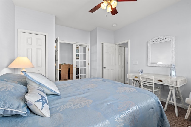 4517 Planters Row Way, Myrtle Beach, SC 29579 - carpeted bedroom with ceiling fan