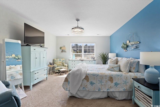 556 Cedar Lakes Dr, Little River, SC 29566 - bedroom with carpet floors and a textured ceiling