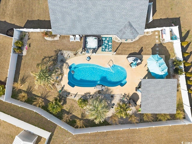 556 Cedar Lakes Dr, Little River, SC 29566 - drone / aerial view of a pool