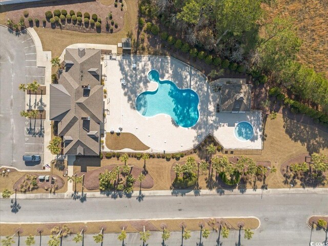 556 Cedar Lakes Dr, Little River, SC 29566 - aerial view of property's location featuring a pool