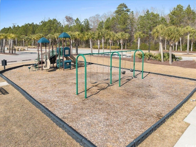 view of communal playground