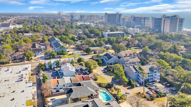 bird's eye view featuring a view of city