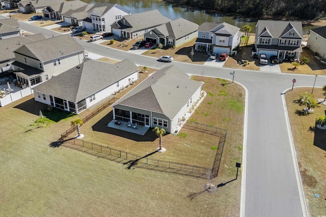 bird's eye view featuring a residential view