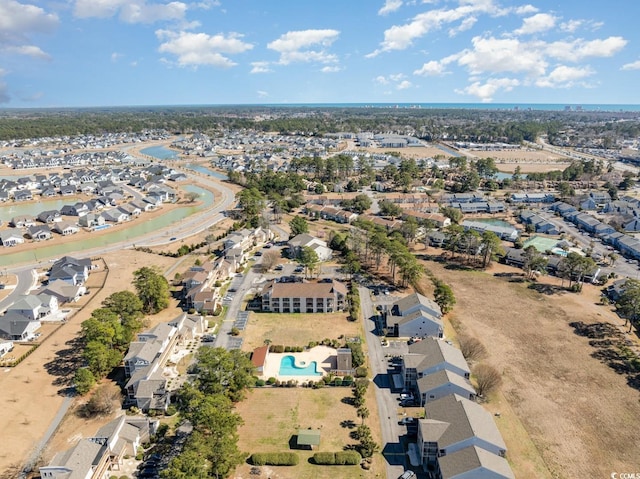 birds eye view of property featuring a residential view