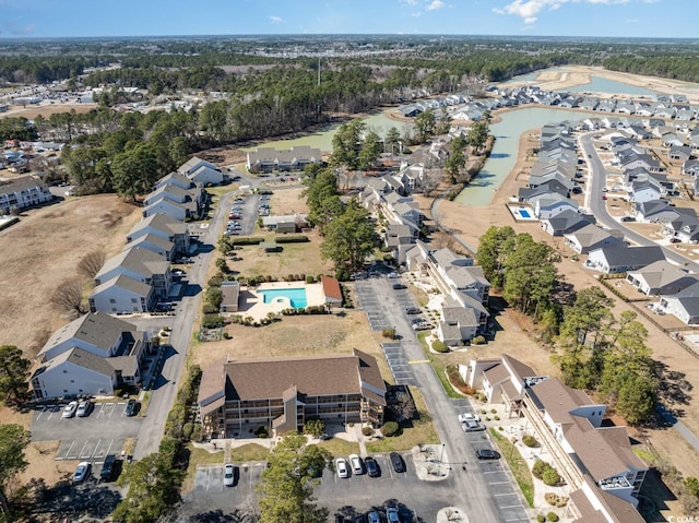 bird's eye view featuring a residential view