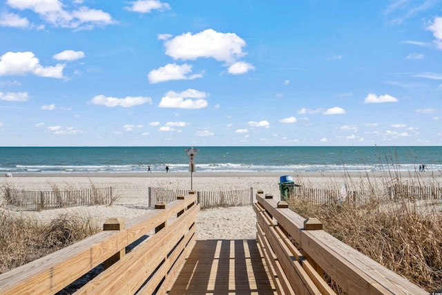 water view with a beach view