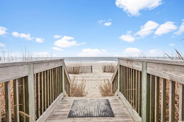 1501 S Ocean Blvd Unit 1005, Myrtle Beach, SC 29577 - view of home's community with a water view and a view of the beach