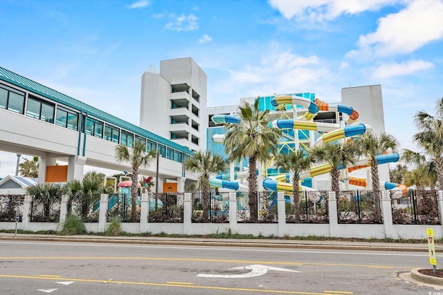 1501 S Ocean Blvd Unit 1005, Myrtle Beach, SC 29577 - view of property featuring fence