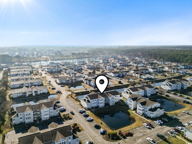 bird's eye view featuring a residential view