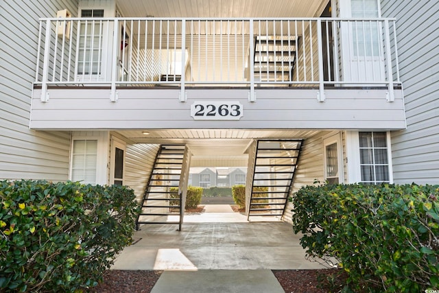 view of entrance to property