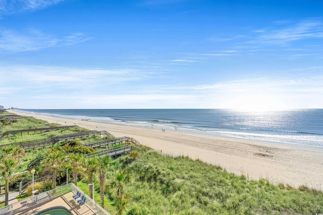 water view featuring a view of the beach