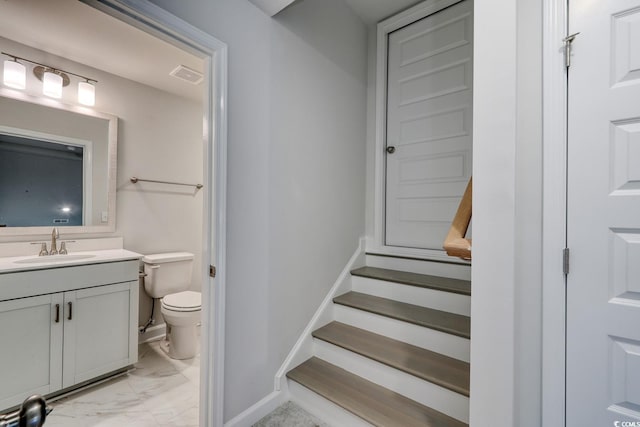 4036 Bucolic Loop, Myrtle Beach, SC 29588 - bathroom featuring marble look tile flooring and vanity