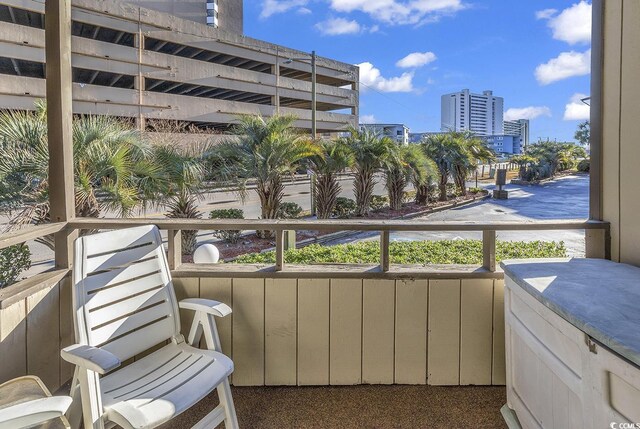 9501 Shore Dr Unit D-132, Myrtle Beach, SC 29572 - balcony featuring a city view