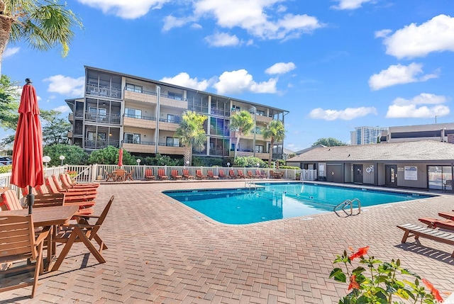 9501 Shore Dr Unit D-132, Myrtle Beach, SC 29572 - pool with fence and a patio