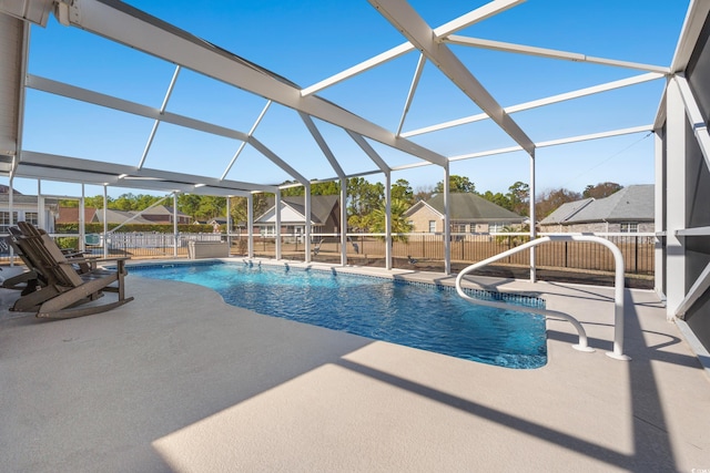 3516 Queens Harbour Blvd, Myrtle Beach, SC 29588 - view of pool featuring a patio area and glass enclosure