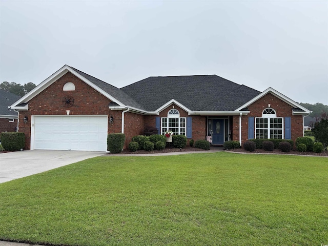 3516 Queens Harbour Blvd, Myrtle Beach, SC 29588 - view of front of house with brick siding and a front lawn