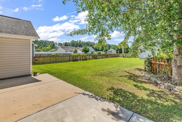 206 Balsa Dr, Longs, SC 29568 - fenced backyard featuring a patio area
