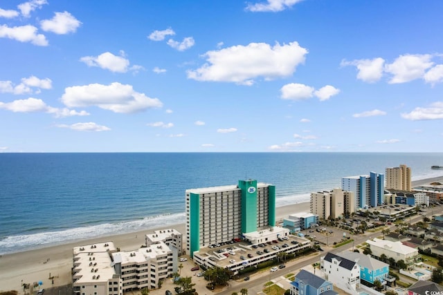 water view featuring a view of the beach