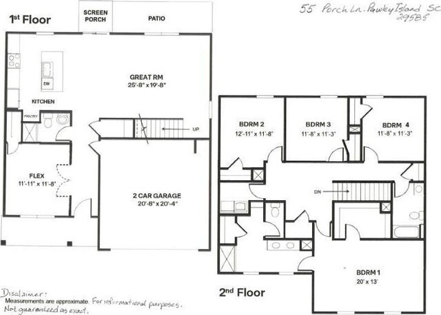 55 Porch Ln, Pawleys Island, SC 29585 - floor plan / room layout