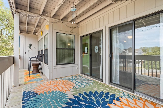 310 5th Ave N Unit 206, Surfside Beach, SC 29575 - view of patio with a balcony