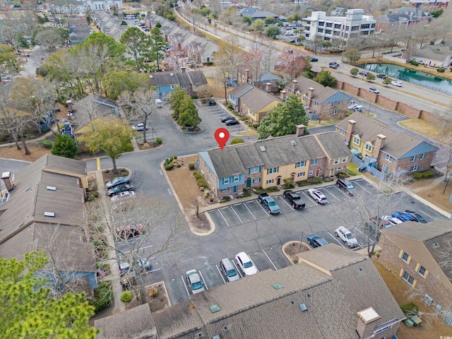 birds eye view of property featuring a residential view