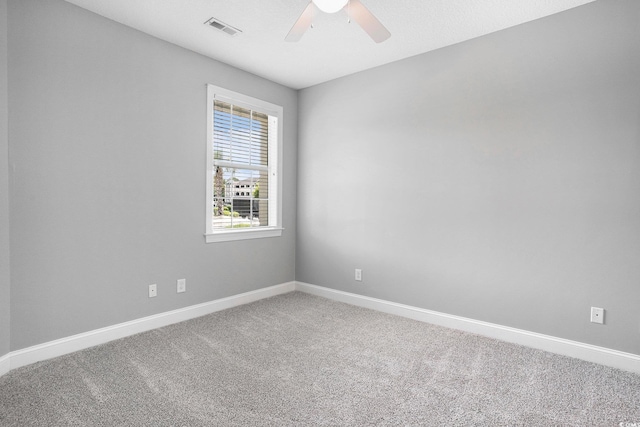 4503 W Harbour Ct Unit S-6, Little River, SC 29566 - spare room with carpet floors, a ceiling fan, and baseboards