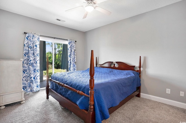 4503 W Harbour Ct Unit S-6, Little River, SC 29566 - carpeted bedroom with a ceiling fan and baseboards
