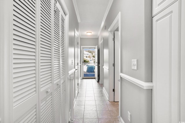 4503 W Harbour Ct Unit S-6, Little River, SC 29566 - corridor featuring ornamental molding and baseboards