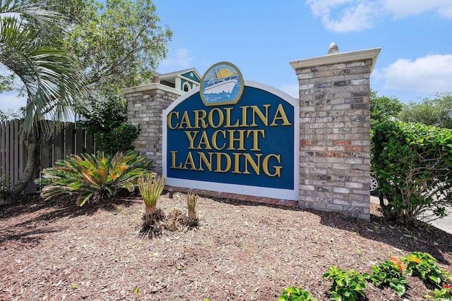 4503 W Harbour Ct Unit S-6, Little River, SC 29566 - community / neighborhood sign featuring fence