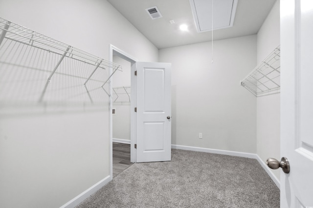 4295 Falls Oaks St, Myrtle Beach, SC 29579 - spacious closet with carpet floors, attic access, and visible vents
