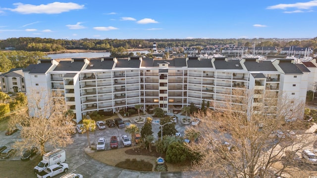 drone / aerial view featuring a residential view