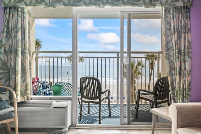 201 S Ocean Blvd Unit 217, Myrtle Beach, SC 29577 - sunroom with a water view